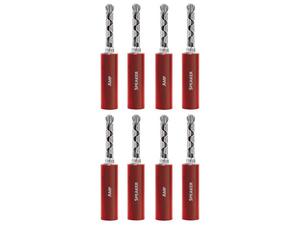 AUDIOQUEST Suregrip 100 BFA/Banane Silver (lot de 8)