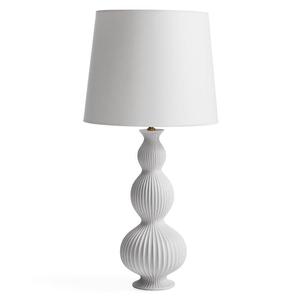 LEGUME-Lampe à poser Porcelaine H63.5cm Blanc