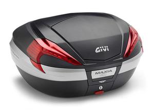 Top Case GIVI Monokey V56NN Maxia 4 Noir Gris Rouge