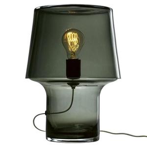 COSY-Lampe de table Verre H32cm Gris