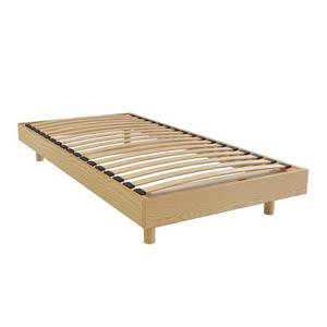Sommier à lattes 1 place bois Kit France - 90x200 - Miel