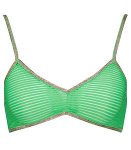 La Nouvelle - Femme - 1 - Brassière Georgia Green Stripes - Vert