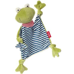 Doudou Plat Mouchoir Sigikid Grenouille Marinière Green 27cm - D