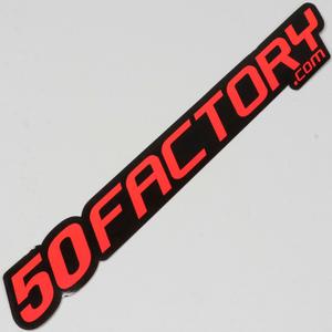 Sticker 50 Factory 24 cm rouge