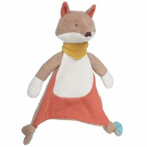 Doudou plat Bio Renard Green 27cm Sigikid - Doudou bio