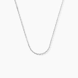 Chaîne Igoa Maille Forçat Diamantee Or Blanc