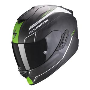 Casque intégral route Scorpion 2020 EXO-1400 Carbon Air Beaux - Blanc Vert Mat 59/60 - L