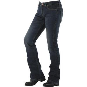 Overlap Harlow Jeans de moto de dames, gris, taille 27 pour Femmes