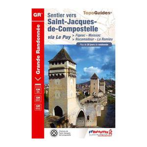 Carte De Randonnee Gr65/Gr652 - Sentier Vers St Jacques De Compostelle