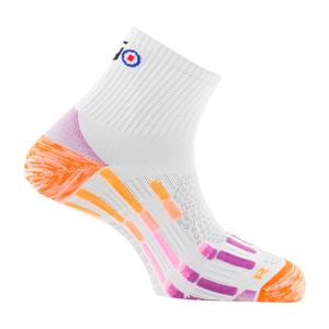 Chaussette de Running Pody Air Silver - Blanc Violet