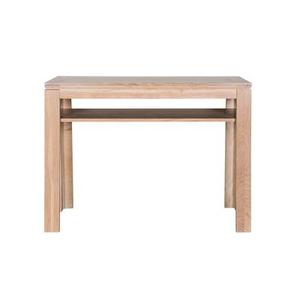 Console moderne bois chêne blanchi massif