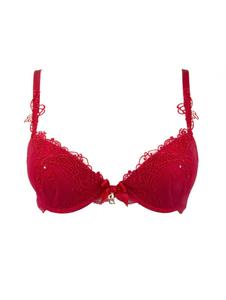 LISE CHARMEL - Soutien-gorge coque rouge SOIR DE VENISE