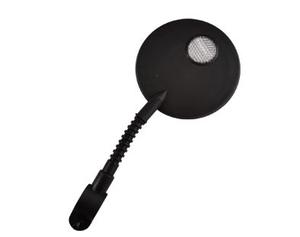 Rétroviseur rond sur flexible Réglable (3 Positions) Noir