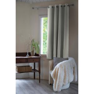 KEEPER - Rideau Thermique Occultant 140x180cm Coloris Gris clair