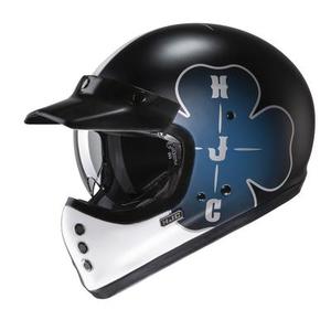HJC V60 Ofera Casque, noir-bleu, taille L