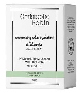 Christophe Robin - Shampoing solide hydratant à l'Aloe Vera 100 g - Blanc