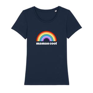 T-shirt Femme - Maman Cool 3 - Navy - Taille M