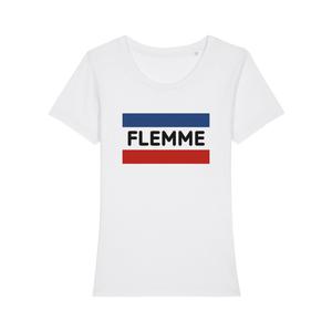 T-shirt Femme - Flemme - Blanc - Taille L