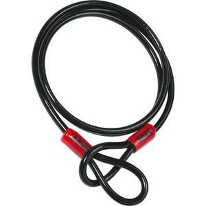 ABUS Cobra Câble en acier, noir, taille 220 cm