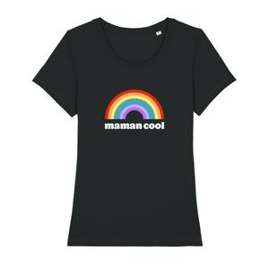 T-shirt Femme - Maman Cool 3 - Noir - Taille M