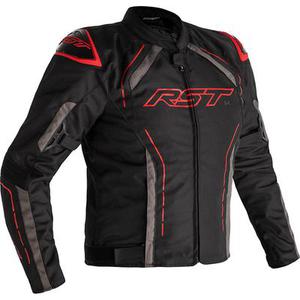 RST S-1 Veste textile moto, noir-gris-rouge, taille 3XL