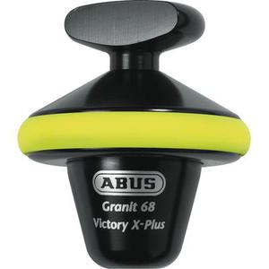 ABUS Granit Victory XPLus 68 Half-Round-Lock Verrouillage du disque de frein, noir-jaune