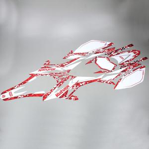 Kit déco Kutvek Predator Beta RR (2011 - 2017) blanc et rouge