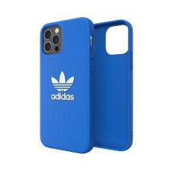 Adidas - Coque Semi-Rigide Iconic - Couleur : Bleu - Modèle : iPhone 12 Pro