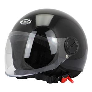 Casque jet Tytan road Urban noir brillant- L