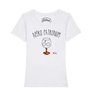 T-shirt Femme - Apero Patronum - Blanc - Taille S