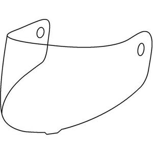 Shoei CF-1 Visière, transparent