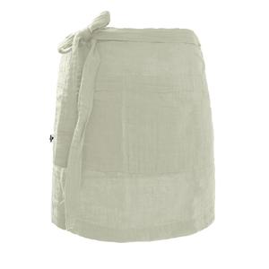 OUREA - Demi-Tablier avec Double Poche Gaze de Coton Vert d'Eau