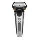 Rasoir électrique Panasonic Es-LV69, rechargeable, gris, Wet &Dry, 5 lames, moteur linéaire, détecteur densité de barbe