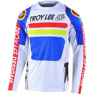 Troy Lee Designs Sprint Drop In Maillot vélo, blanc, taille XL