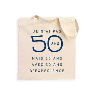We are family Totebag Je N'ai Pas 50 Ans Mais 20 Ans Avec 30 Ans D'experience Waf