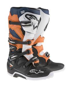 Bottes ALPINESTARS 2017 TECH 7 - Noir Orange Blanc 10/44.5
