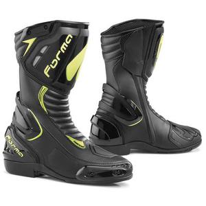 Forma Freccia Dry Bottes de moto imperméables, noir-jaune, taille 44