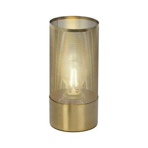 GRACIAN-Lampe à poser Métal perforé H27cm Laiton