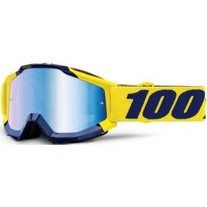100% Accuri Extra Supply Masques de motocross, bleu-jaune