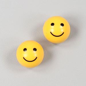 Bouchons de valves Brazoline Smiley jaunes