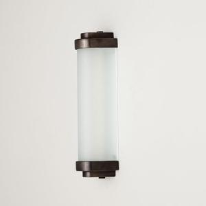 CABIN-Applique LED salle de bain métal et verre H27cm Laiton