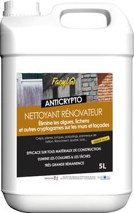 Facyl Nettoyant Rénovateur Mur Et Façade Anti-cryptogames Algues Lichens Facyl - Bidon 5 L
