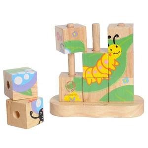 Puzzle de blocs Amazon EverEarth - Jouets en bois