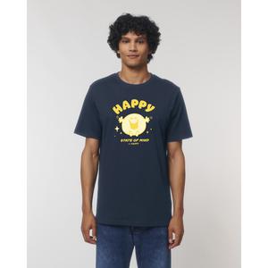 T-shirt Homme - Happy State Of Mind - Navy - Taille XL