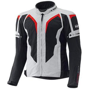 Held Zelda Veste textile pour dames, gris-rouge, taille XL pour Femmes