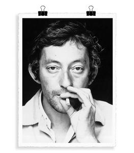 Image Republic - Affiche La Galerie "Gainsbourg" 56 x 76 cm - Blanc