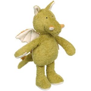 Doudou Peluche Dragon 27cm Green Sigikid - Doudou coton bio