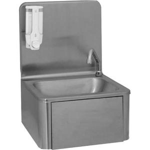 Lave-mains inox à commande fémorale - Avec jupe