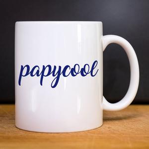 Mug Papycool - Blanc - Taille TU
