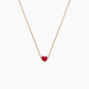 Collier Valerius Or Jaune Rubis